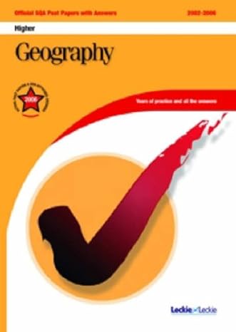 geography higher sqa past papers 3rd edition unknown 1843724405, 978-1843724407