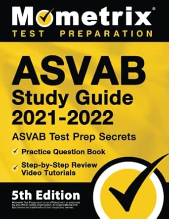 asvab study guide 2021 2022 asvab test prep secrets practice question book step by step review video