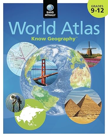 know geography world atlas grades 9 12 1st edition rand mcnally 0528018949, 978-0528018947