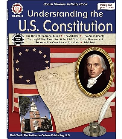 mark twain understanding the us constitution workbook middle school history social studies american civics