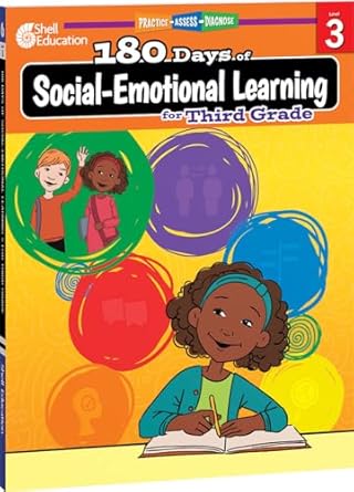 180 days of social emotional learning for third grade 1st edition kristin kemp 1087649722, 978-1087649726