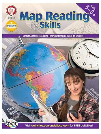 map reading skills grades 5 8 1st edition myrl shireman 1580376282, 978-1580376280