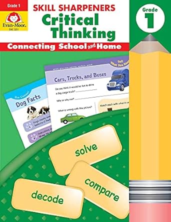 skill sharpeners critical thinking grade 1 csm edition evan moor 162938349x, 978-1629383491