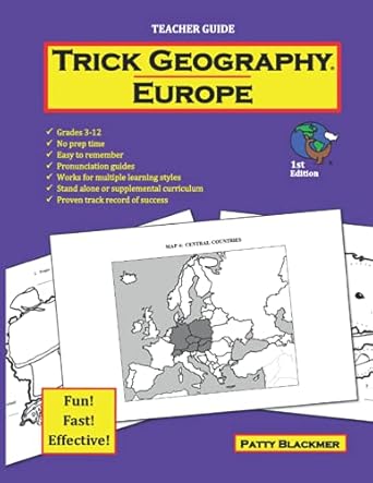 trick geography europe teacher guide making things what they re not so you remember what they are 1st edition