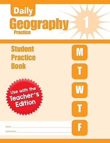 daily geography practice grade 1 workbook edition evan moor corporation 1609633733, 978-1609633738