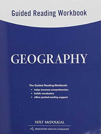 geography guided reading workbook 1st edition holt mcdougal 0547519516, 978-0547519517