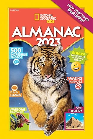 national geographic kids almanac 2023 1st edition national geographic 1426372833, 978-1426372834