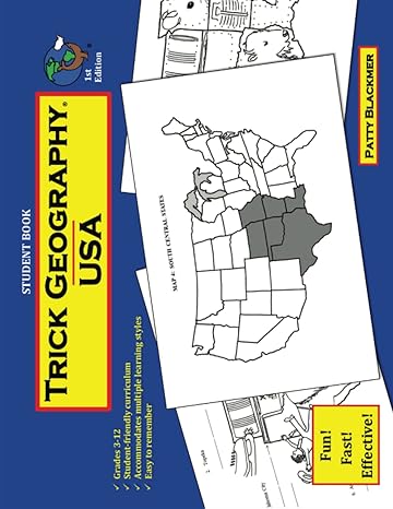 trick geography usa student book making things what they re not so you remember what they are 1st edition