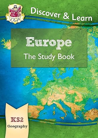 new ks2 discover and learn geography europe study book 1st edition cgp books 1782949801, 978-1782949800