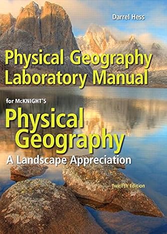 physical geography laboratory manual 12th edition darrel hess 0134561015, 978-0134561011