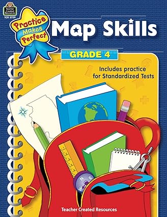 map skills grade 4 grade 4 1st edition jennifer teacher created resources staff 0743937295, 978-0743937290