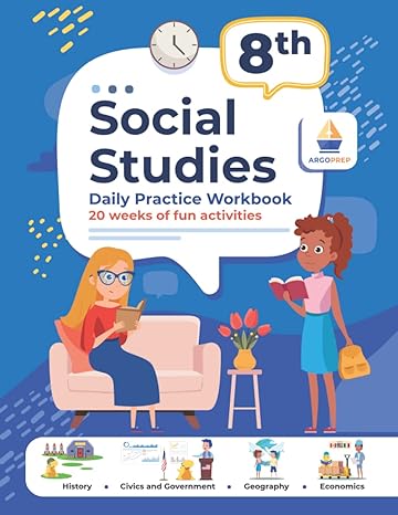 8th grade social studies daily practice workbook 20 weeks of fun activities history civic and government