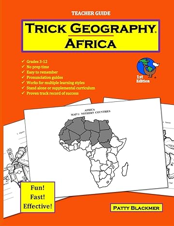 trick geography africa teacher guide making things what they re not so you remember what they are 1st edition