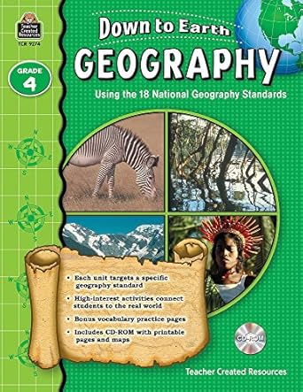 down to earth geography grade 4 1st edition ruth foster 1420692747, 978-1420692747