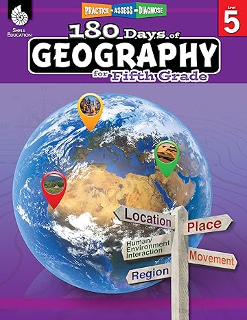 180 days of social studies grade 5 daily geography workbook for classroom and home cool and fun practice