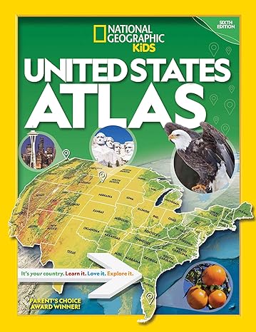 national geographic kids u s atlas 2020 6th edition national geographic kids 142633821x, 978-1426338212