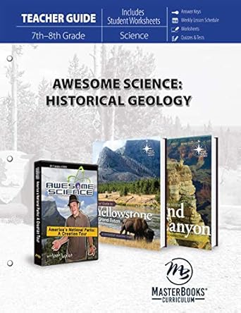 awesome science historical geology teacher guide tch edition master books 0890519307, 978-0890519301