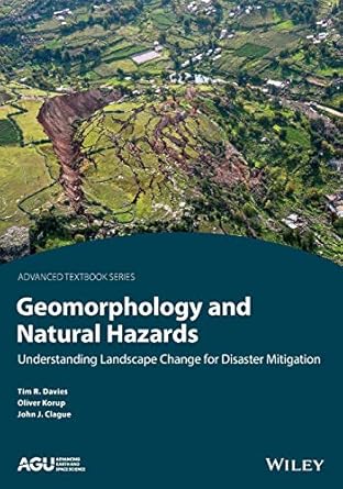 engineering geomorphology for the sustainable management of natural hazards 1st edition timothy r. davies