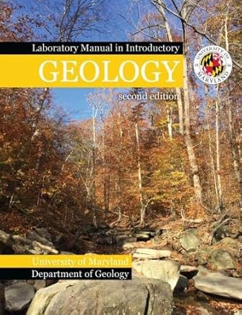 laboratory manual in introductory geology 2nd edition univ of maryland - geol dept 1792413297, 978-1792413292