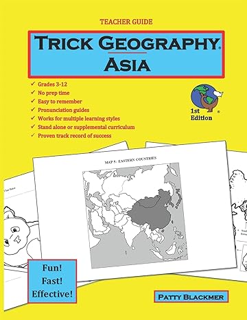 trick geography asia teacher guide making things what they re not so you remember what they are 1st edition