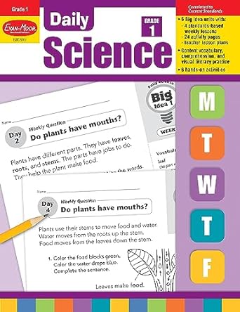 evan moor daily science book grade 1 teacher's edition evan moor educational publishers 1596734191,