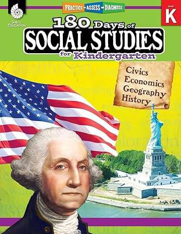 180 days of social studies grade k daily social studies workbook for classroom and home cool and fun civics