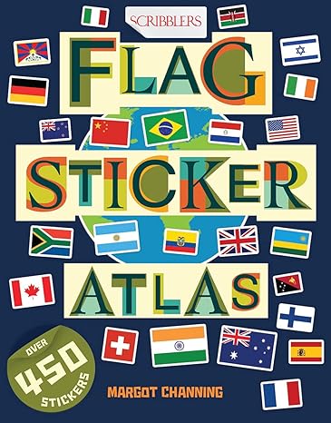 flag sticker atlas 1st edition margot channing 1913971279, 978-1913971274