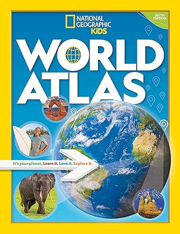 national geographic kids world atlas 6th edition national geographic 1426372272, 978-1426372278