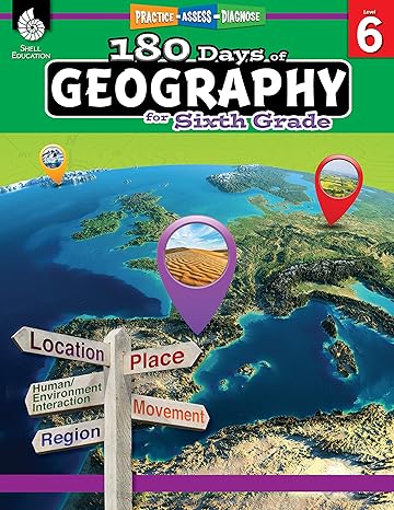 180 days of social studies grade 6 daily geography workbook for classroom and home cool and fun practice