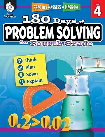 180 days of problem solving for  grade build math fluency with this  grade math workbook 1st edition chuck