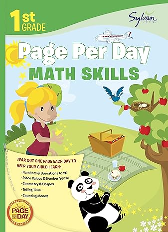 1st grade page per day math skills math skills # numbers and operations to 20 place values and number sense