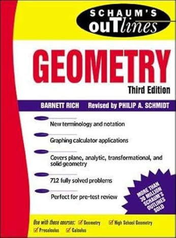 schaum s outline of geometry 3rd edition barnett rich 0070527660, 978-0070527669