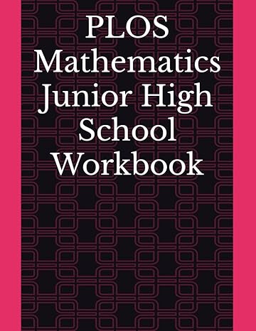 plos mathematics junior high school workbook 1st edition peter smith 979-8724437851