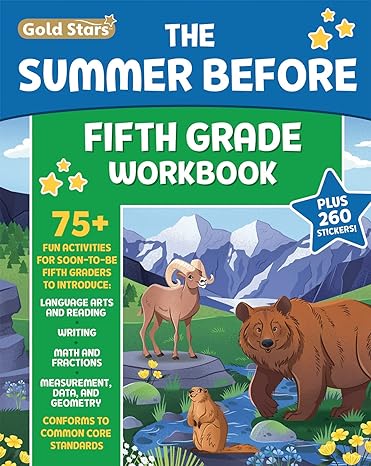 the summer before fifth grade workbook bridging  to 5th grade with 75+ activities math reading comprehension