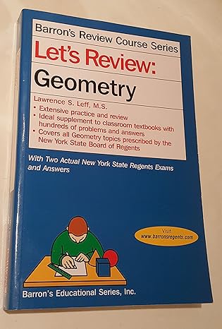 let s review geometry 1st edition lawrence s. leff m.s. 0764140698, 978-0764140693