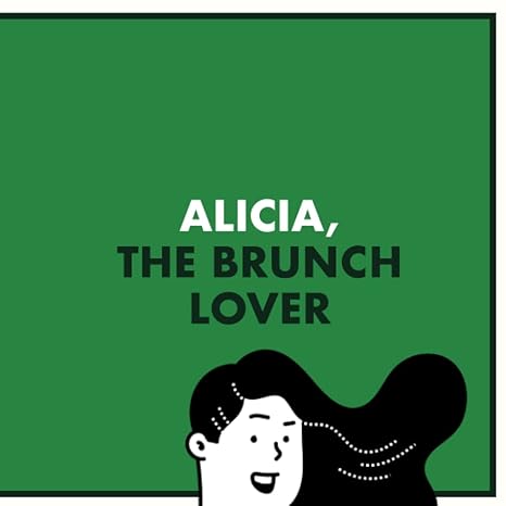 alicia the brunch lover personalised gifts for women and friends called alicia  nom books 979-8391991823