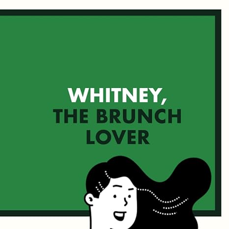 whitney the brunch lover personalised gifts for women and friends called whitney  nom books 979-8392586288