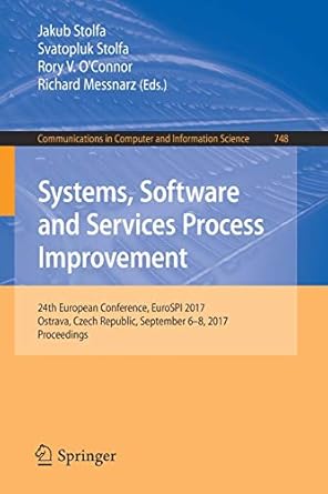 systems software and services process improvement uropean conference eurospi 2017 ostrava czech republic