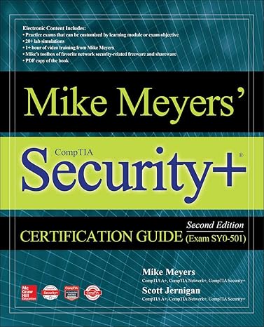 mike meyers comptia security+ certification guide 2nd edition mike meyers ,scott jernigan 126002637x,