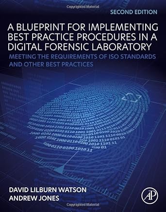 a blueprint for implementing best practice procedures in a digital forensic laboratory meeting the