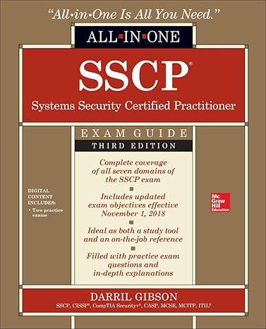 sscp systems security certified practitioner all in one exam guide 3rd edition darril gibson 1260128709,