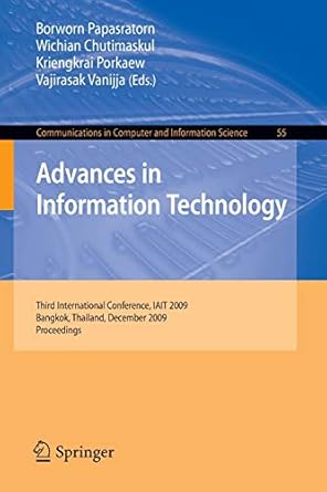 advances in information technology third international conference iait 2009 bangkok thailand december 1 5