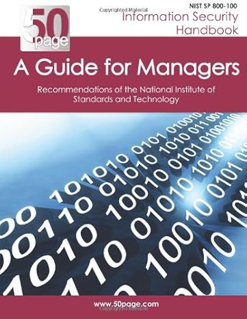 nist sp 800 100 information security handbook a guide for managers a guide for managers 1st edition nist