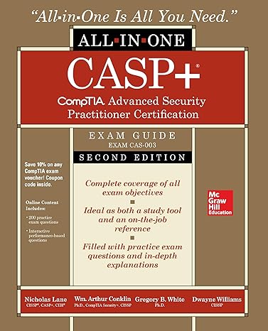 casp+ comptia advanced security practitioner certification all in one exam guide 2nd edition nicholas lane