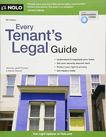 every tenant s legal guide 8th edition janet portman attorney, marcia stewart attorney 1413321364,