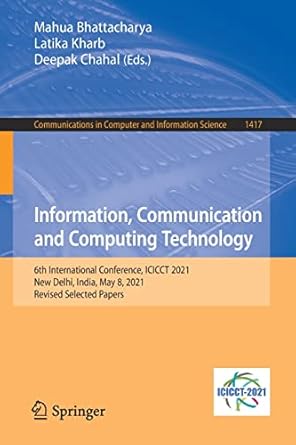 information communication and computing technology 6th international conference icicct 2021 new delhi india