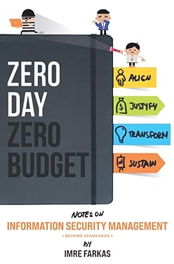 zero day zero budget information security management beyond standards 1st edition imre farkas 1097574172,