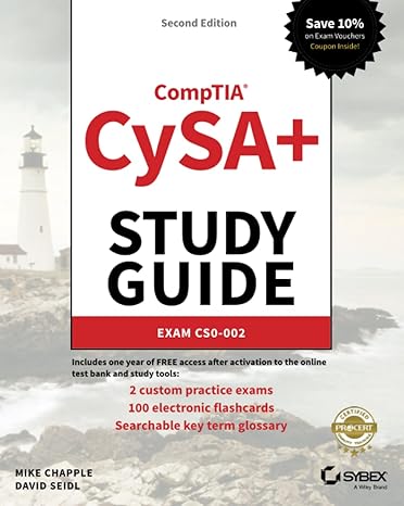 comptia cysa+ study guide exam cs0 002 2nd edition mike chapple, david seidl 1119684056, 978-1119684053