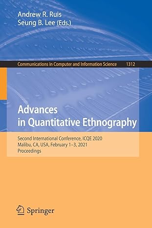 advances in quantitative ethnography second international conference icqe 2020 malibu ca usa february 1 3