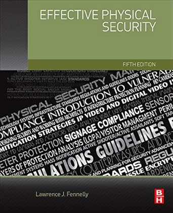 effective physical security 5th edition lawrence j. fennelly 0128044624, 978-0128044629